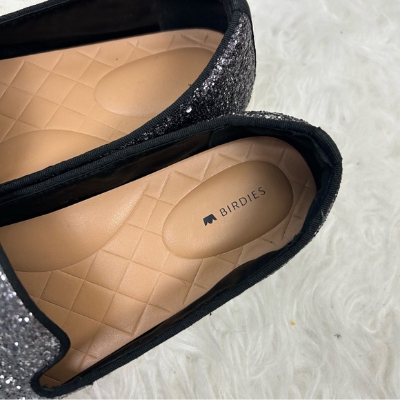 Birdies The Swift in Crushed Chrome glitter slip-on sneaker size: 9 - Picture 7 of 9